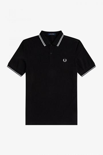 Pánské Polo Triko Fred Perry M3600 Černé | CZ 1643AHKP